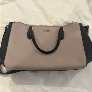 Kate Spade Two-Tone Black and Cream Satchel